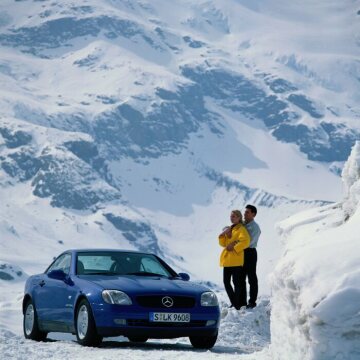 Mercedes-Benz Typ SLK Kompressor (R 170). Motiv: Lifestyle Winter.