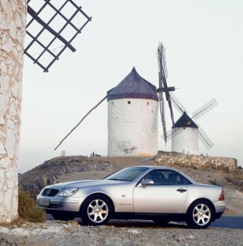 Mercedes-Benz Typ SLK 230 Kompressor der Baureihe 170. Feature-Stories La Mancha / Auf den Spuren Don Quijotes.