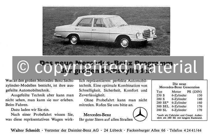 1988M3278 Werbeanzeigen Pkw 1968