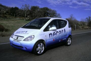 NECAR 4, a fuel cell car based on the Mercedes-Benz A-Class