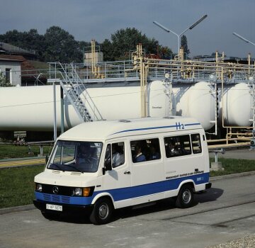 Mercedes-Benz 310 H2 T 1
"Bremer Transporter"
Kleinbus mit Wasserstoff-Antrieb
1984