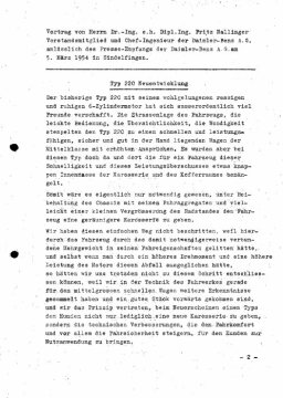 Presseinformation 5. März 1954