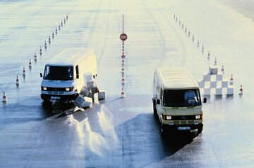 Mercedes-Benz T 1 Van during ABS test