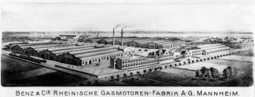 Mannheim plant on the Luzenberg, around 1909