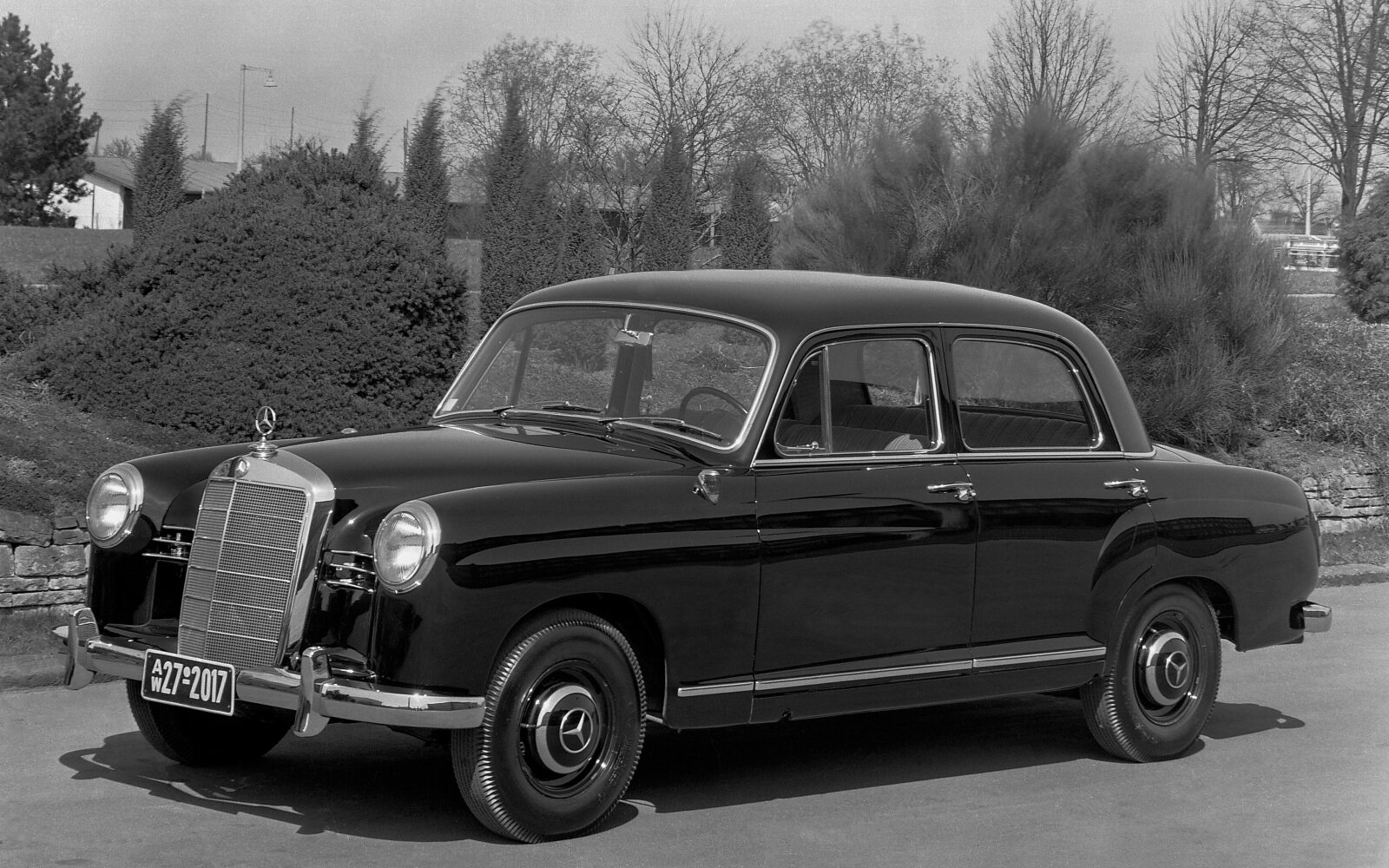 Ponton Mercedes four-cylinder models W 120 W 121 1953 - 1959