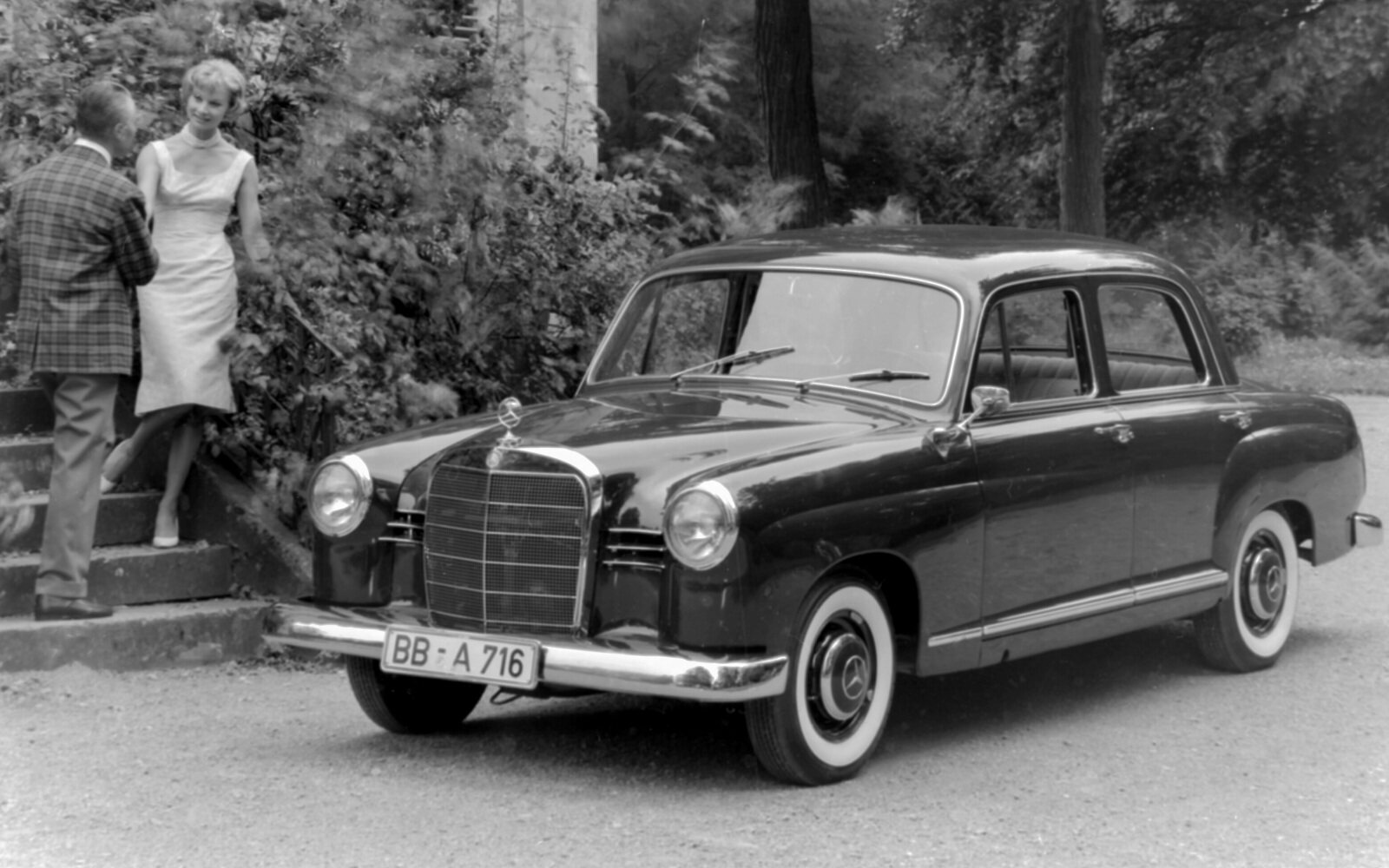 Ponton Mercedes four-cylinder models W 120 W 121 1959 - 1962