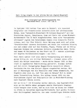 Presseinformationen 12. März 1959