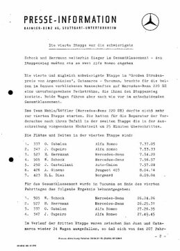 Presseinformation 2. November 1961