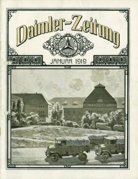 Customer magazine "Daimler-Zeitung", January 1919