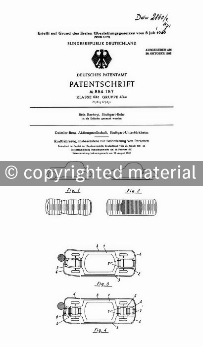 1994M111 Patent specification DRP Nr. 854 157