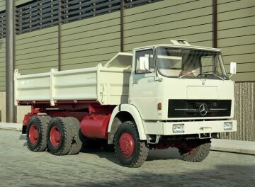 Mercedes-Benz LAPK 2632 (6 x 6) (663),
forward control dump truck, 1972 - 1973