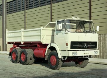 Mercedes-Benz LAPK 2632 (6 x 6) (Typ 663), 
Frontlenker-Kipper,
1972 - 1973