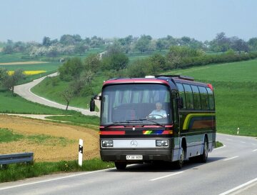 Mercedes-Benz O 303 
touring coach, 1989