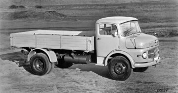 Mercedes-Benz L 322, platform truck, 1959