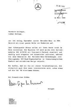 Presseinformationen Juli 1989