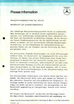 Presseinformationen Januar 1987