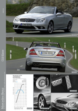 Mercedes-Benz CLK-Klasse
mit neuem V8-Motor und attraktiven Ausstattungspaket