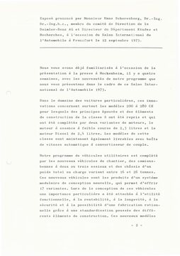 Presseinformationen 12 September 1973