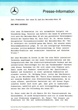 Presseinformationen Mai 1989