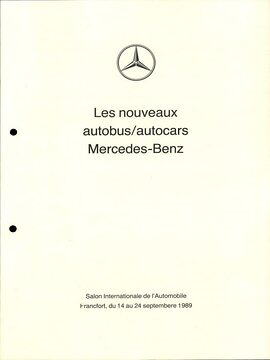 Presseinformationen 14. September 1989 (Französisch)