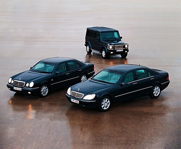 Mercedes-Benz Guard:  E-Class, S-Class and G-Class special protection versions, 1999.