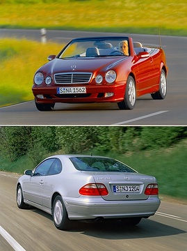 Coupe und Cabriolet der erfolgreichen Mercedes-Modellreihe CLK starten mit weiterentwickelten Vierzylindermotoren in den Sommer 2000. Ab Juni dieses Jahres erscheinen der neue CLK 200 KOMPRESSOR und der CLK 230 KOMPRESSOR mit modifizierten Triebwerk und serienmäßigem Sechsgang-Schaltgetriebe bei den Niederlassungen und Vertriebspartnern der Marke Mercedes-Benz. Den CLK 200 KOMPRESSOR bringt der reue 2,0-Liter-Motor mit mechanischem Lader auf Touren, den Mercedes-Benz seit kurzem auch im Roadster SLK und in der neuen C-Klasse einsetzt. Das Triebwerk leistet 120kW / 163 PS und zeichnet sich dank eines kraftvollen Drehmoments von 230 Newtonmetern ab 2500/min durch vorbildliche Elastizität aus.