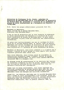 Press Information September 13, 1989