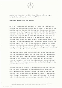 Presseinformationen 27. April 1987