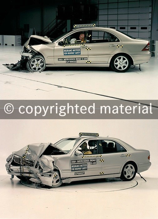 00194039 Crashtests Mercedes-Benz Modelle C 320 und E 430