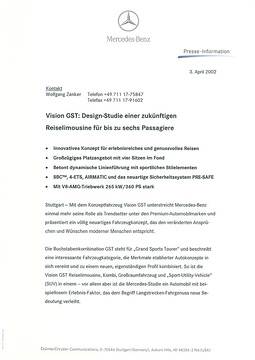 Presseinformationen 3. April 2002