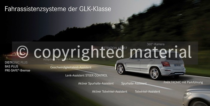Mercedes GLK X 204 - Elektronische Lenkradverriegelung (ELV