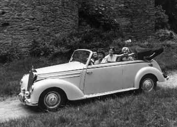 Mercedes-Benz Typ 220, 80 PS, Cabriolet B, Bauzeit: 1951 bis 1955.