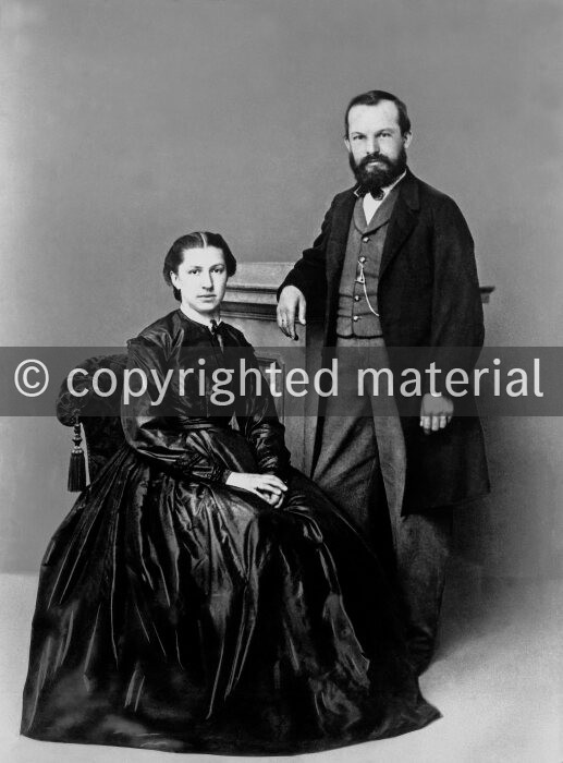 U74393 Gottlieb Daimler and his wife Emma, 1875