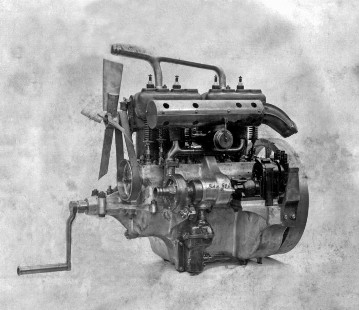 Mercedes 8/18 PS, Motor, Bauzeit: 1910 bis 1912.