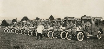 Daimler 12/32 PS Krankenwagen, Feld-Sanitätswagen, 1914/1919