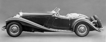 Mercedes-Benz 500 K (W 29), 160 hp, roadster, built from 1934 to 1936