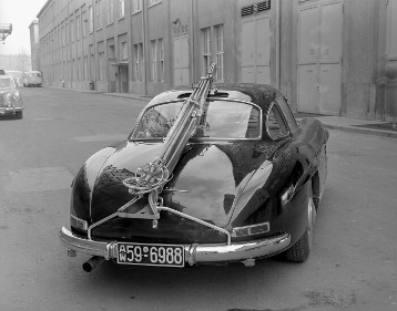 Mercedes-Benz 300 SL Coupé, Skiträger.