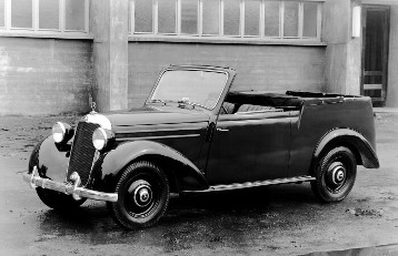 Mercedes Benz Typ 170 S, 52  PS, Polizei-Streifenwagen, Bauzeit: 1950 bis 1952.