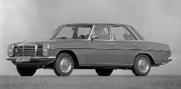 Mercedes-Benz Sedan 250, W 114
Mercedes-Benz 250 with 6-cylinder carburetor engine with 130 hp