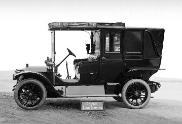 Mercedes Wagen, 8/18 PS, Landaulet, Bauzeit: 1910 bis 1912.