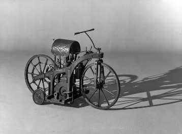 Daimler Zweirad, 0,5 PS, Bauzeit: 1885.