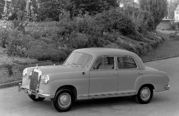 Mercedes-Benz 180, 52 hp, sedan, W 120, built from 1953 to 1957