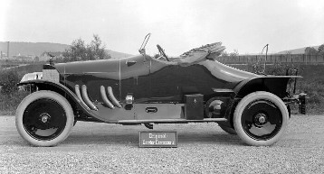 Mercedes 37/90 PS, Sport-Zweisitzer, Bauzeit: 1910 bis 1914.