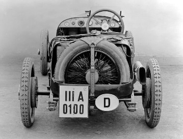 Mercedes 2-Liter-Targa-Florio-Rennwagen, 1924. Anlässlich - Targa Florio und Coppa Florio 1924.