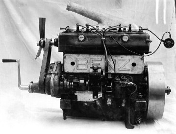 Benz 8/18 PS, Motor, Bauzeit: 1910 bis 1912.