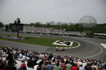His first big win: The first Formula One race that Lewis Hamilton won for the Vodafone McLaren Mercedes team was the Canadian Grand Prix in 2007.