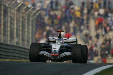 Großer Preis von China, Shanghai 16.10.2005:
Zweiter Kimi Räikkönen auf McLaren Mercedes MP 4-20.