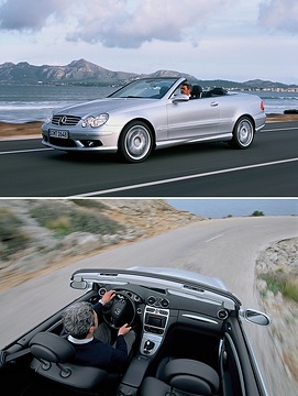 The new Mercedes-Benz CLK-Class Convertible, A 209, CLK 55 AMG, 2003.