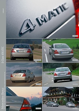 Mercedes-Benz E-Klasse V6-Modelle mit 4MATIC Allradantrieb, 2005.
