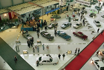 In rank and file: Mercedes-Benz at the 1987 Geneva Motor Show
